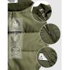imageCOOFANDY Mens Casual Outerwear Vests Padded Sleeveless Jacket Winter Outdoor Warm with PocketsArmy Green