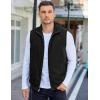 imageCOOFANDY Mens Casual Outerwear Vests Padded Sleeveless Jacket Winter Outdoor Warm with PocketsBlack