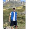 imageCOOFANDY Mens Casual Outerwear Vests Padded Sleeveless Jacket Winter Outdoor Warm with PocketsBlue