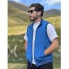 imageCOOFANDY Mens Casual Outerwear Vests Padded Sleeveless Jacket Winter Outdoor Warm with PocketsBlue