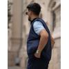 imageCOOFANDY Mens Casual Outerwear Vests Padded Sleeveless Jacket Winter Outdoor Warm with PocketsDark Blue