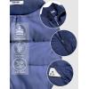 imageCOOFANDY Mens Casual Outerwear Vests Padded Sleeveless Jacket Winter Outdoor Warm with PocketsNavy Blue