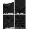 imageCOOFANDY Mens Quarter Zip Pullover Quilted Pullover Casual Knit Long Sleeve Mock Neck Sweater PoloBlack
