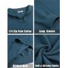 imageCOOFANDY Mens Quarter Zip Pullover Quilted Pullover Casual Knit Long Sleeve Mock Neck Sweater PoloDark Blue