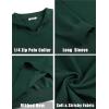 imageCOOFANDY Mens Quarter Zip Pullover Quilted Pullover Casual Knit Long Sleeve Mock Neck Sweater PoloDark Green