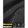 imageCOOFANDY Mens Rain Jacket Waterproof Lightweight Packable Raincoat Pullover Windbreaker With Hood For Hiking RunningBlack
