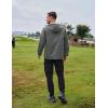 imageCOOFANDY Mens Rain Jacket Waterproof Lightweight Packable Raincoat Pullover Windbreaker With Hood For Hiking RunningDeep Gray
