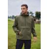 imageCOOFANDY Mens Rain Jacket Waterproof Lightweight Packable Raincoat Pullover Windbreaker With Hood For Hiking RunningDeep Green