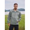 imageCOOFANDY Mens Rain Jacket Waterproof Lightweight Packable Raincoat Pullover Windbreaker With Hood For Hiking RunningLight Grey
