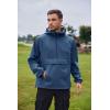 imageCOOFANDY Mens Rain Jacket Waterproof Lightweight Packable Raincoat Pullover Windbreaker With Hood For Hiking RunningNavy Blue
