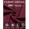 imageCOOFANDY Mens T Shirts Short Sleeve Knit Sweater Shirt Casual Crewneck Ribbed Pullover TeesWine Red