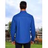 imageCOOFANDY Mens Western Cowboy Shirts Cotton Long Sleeve Shirts with Two Pockets EmbroideredRoyal Blue