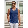 imageCOOFANDY Mens Workout Tank Top V Neck Gym Sleeveless Muscle T Shirts Textured Casual Tank Tops SummerBlackDark Grey 2 Pcs