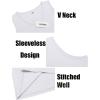 imageCOOFANDY Mens Workout Tank Top V Neck Gym Sleeveless Muscle T Shirts Textured Casual Tank Tops SummerBlackWhiteDark Grey3 Pcs
