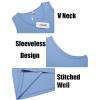imageCOOFANDY Mens Workout Tank Top V Neck Gym Sleeveless Muscle T Shirts Textured Casual Tank Tops SummerNavy BlueLight Blue 2 Pcs