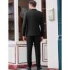 imageCOOFANDY Mens 3 Piece Wedding Suit Set One Button Slim Fit Jacket Blazer Vest Pants Set Groom Prom Tuxedo SuitsBlack