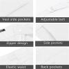 imageCOOFANDY Mens 3 Piece Wedding Suit Set One Button Slim Fit Jacket Blazer Vest Pants Set Groom Prom Tuxedo SuitsWhite