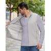 imageCOOFANDY Mens Softshell Vests Outerwear Lightweight Golf Vest Windproof Sleeveless Jacket for Travel Hiking RunningLight Grey