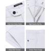 imageCOOFANDY Mens Wedding Suits 2 Piece Tuxedo Jacket One Button Peak Lapel Suit Jacket Dress Pants for DinnerPromPartyWhite