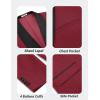 imageCOOFANDY Men Tuxedo Jacket Slim Fit Blazer Suit Jacket Prom Dinner Party WeddingDark Red