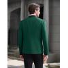 imageCOOFANDY Men Tuxedo Jacket Slim Fit Blazer Suit Jacket Prom Dinner Party WeddingGreen