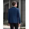 imageCOOFANDY Men Tuxedo Jacket Slim Fit Blazer Suit Jacket Prom Dinner Party WeddingNavy Blue