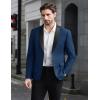 imageCOOFANDY Men Tuxedo Jacket Slim Fit Blazer Suit Jacket Prom Dinner Party WeddingNavy Blue