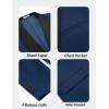 imageCOOFANDY Men Tuxedo Jacket Slim Fit Blazer Suit Jacket Prom Dinner Party WeddingNavy Blue