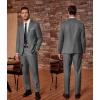 imageCOOFANDY Mens 2 Piece Wedding Suit Slim Fit Dress Suits 2 Button Blazer Jacket Pant for Business Dinner Party PromGrey