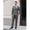 imageCOOFANDY Mens 2 Piece Wedding Suit Slim Fit Dress Suits 2 Button Blazer Jacket Pant for Business Dinner Party PromGrey