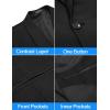 imageCOOFANDY Mens Tuxedo Jacket One Button Dress Suit Blazer Jacket for Wedding Dinner Prom PartyBlackjacquard