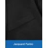 imageCOOFANDY Mens Tuxedo Jacket One Button Dress Suit Blazer Jacket for Wedding Dinner Prom PartyBlackjacquard