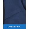 imageCOOFANDY Mens Tuxedo Jacket One Button Dress Suit Blazer Jacket for Wedding Dinner Prom PartyBluejacquard
