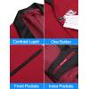 imageCOOFANDY Mens Tuxedo Jacket One Button Dress Suit Blazer Jacket for Wedding Dinner Prom PartyRed