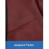 imageCOOFANDY Mens Tuxedo Jacket One Button Dress Suit Blazer Jacket for Wedding Dinner Prom PartyRedjacquard