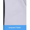 imageCOOFANDY Mens Tuxedo Jacket One Button Dress Suit Blazer Jacket for Wedding Dinner Prom PartyWhitejacquard