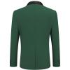 imageCOOFANDY Mens Tuxedo Jacket Wedding Suit Jacket Slim Fit Blazer Jacket for Dinner Prom PartyDark Green