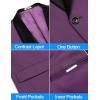 imageCOOFANDY Mens Tuxedo Jacket Wedding Suit Jacket Slim Fit Blazer Jacket for Dinner Prom PartyPurple