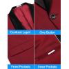 imageCOOFANDY Mens Tuxedo Jacket Wedding Suit Jacket Slim Fit Blazer Jacket for Dinner Prom PartyRed