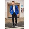 imageCOOFANDY Mens Tuxedo Jacket Wedding Suit Jacket Slim Fit Blazer Jacket for Dinner Prom PartyRoyal Blue