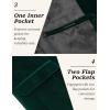 imageCOOFANDY Mens Velvet Blazer Notched Lapel One Button Velour Tuxedo Jacket for Prom Wedding Party DinnerTeal Green