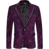 Purple Retro Floral