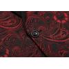 imageCOOFANDY Mens Paisley Tuxedo Jacket One Button Dress Suit Jacket Floral Blazer for Dinner Party Prom WeddingRed Floral
