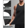 imageCOOFANDY Mens Workout Tank Tops Quick Dry Muscle T Shirts Sleeveless Bodybuilding Fitness Gym TanksBlack Wine Red