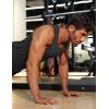 imageCOOFANDY Mens Workout Tank Tops Quick Dry Muscle T Shirts Sleeveless Bodybuilding Fitness Gym TanksBlackDark Army Green