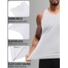 imageCOOFANDY Mens Workout Tank Tops Quick Dry Muscle T Shirts Sleeveless Bodybuilding Fitness Gym TanksWhiteLight Blue