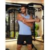 imageCOOFANDY Mens Workout Tank Tops Quick Dry Muscle T Shirts Sleeveless Bodybuilding Fitness Gym TanksWhiteLight Blue