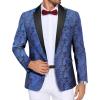 Blue Paisley Floral