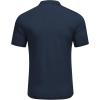 imageCOOFANDY Mens Knit Button Down Shirt Short Sleeve Cuban Guayabera Shirts Casual Textured Polo Summer TopsNavy Blue