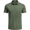 imageCOOFANDY Mens Polo Shirts Short Sleeve Casual Golf Shirt Basic Solid Color Collared TShirt Stylish Summer Polo T ShirtArmy Green